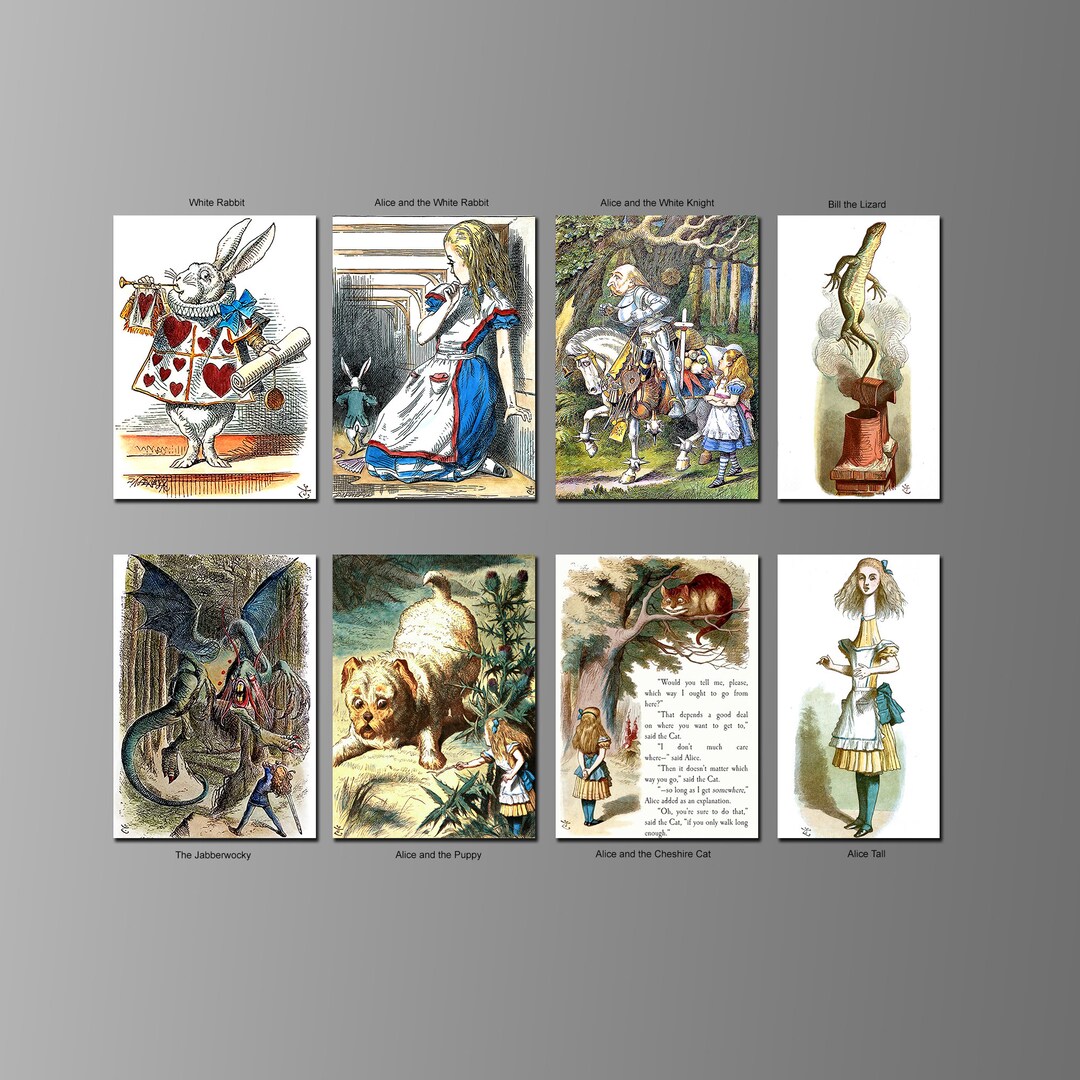 Sir John Tenniel Refrigerator Colored Illustrations of Alice