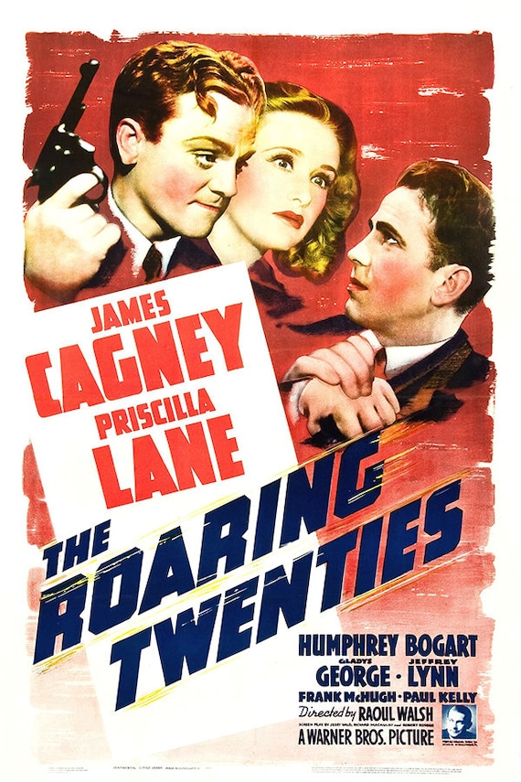1930 年代の古典的なギャング映画のポスターがマグネットに