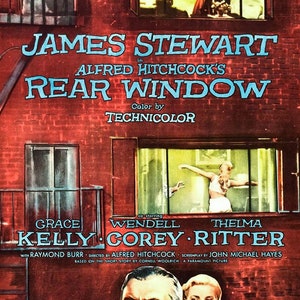 Alfred Hitchcock Movie Posters on Magnets. Thriller, Mystery, Suspence ...