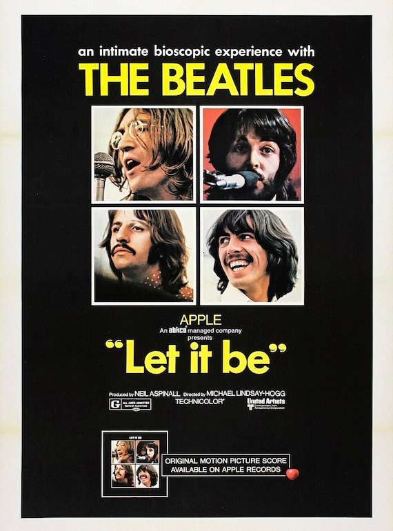 Beatles Movie Posters on Refrigerator Magnets. 1960s British Rock