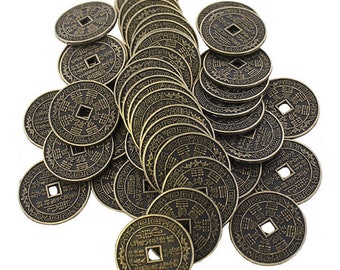 2Pcs Feng Shui Coins with Chinese Knot Handmade Lucky Ching Ancient Coins Five Emperors Antique Fortune Money Coins for Wealth and Success Home Decor Style B 2Pcs Feng Shui Coins with Chinese Knot Handmade Lucky Ching Ancient Coins Five Emperors Antique Fortune Money Coins for Wealth and Success Home Decor Style B