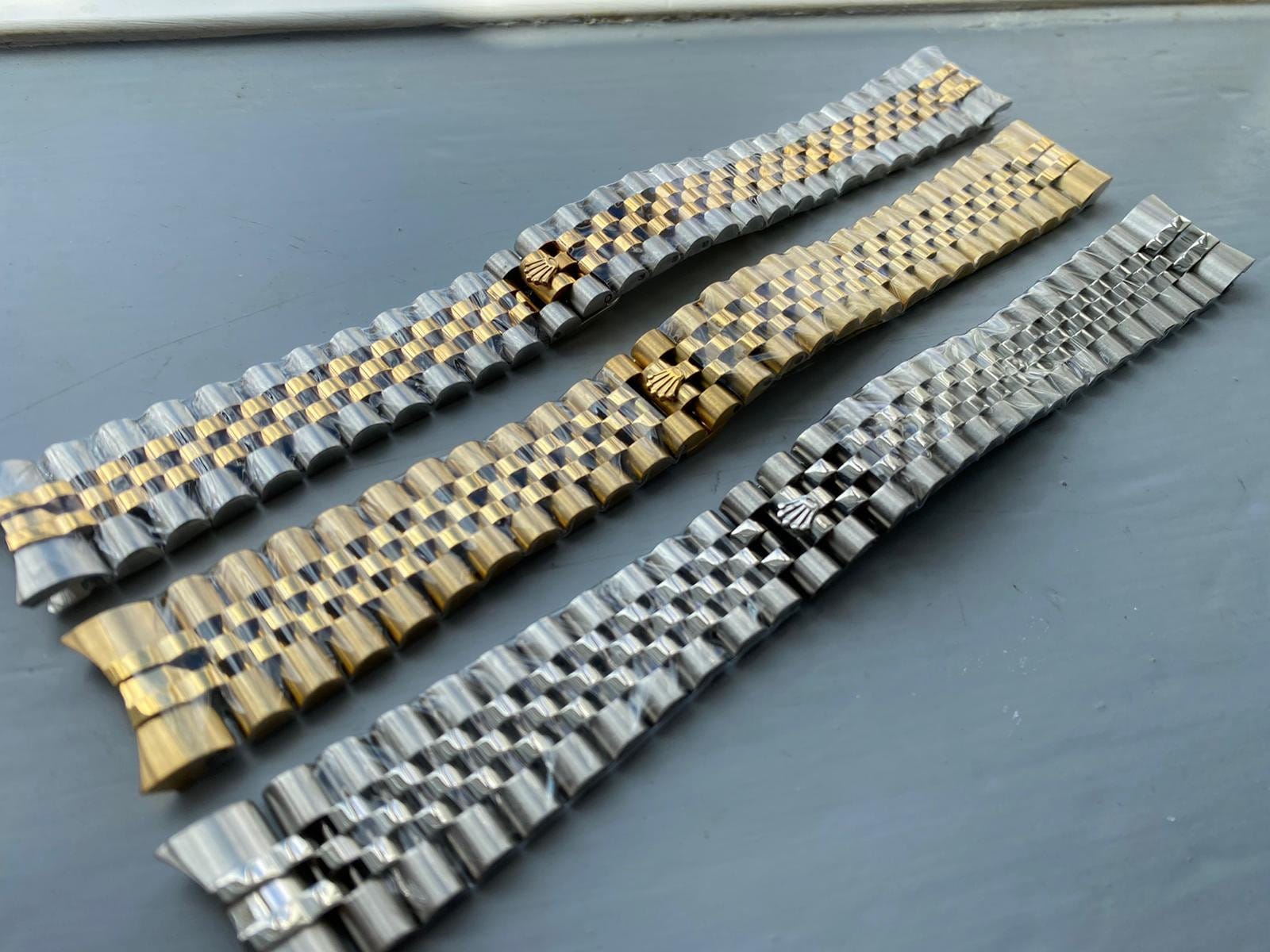 Rolex Strap 20MM/21MM JUBILEE PRESIDENT Watch Strap Band For Rolex Watch Curved Solid Lug End