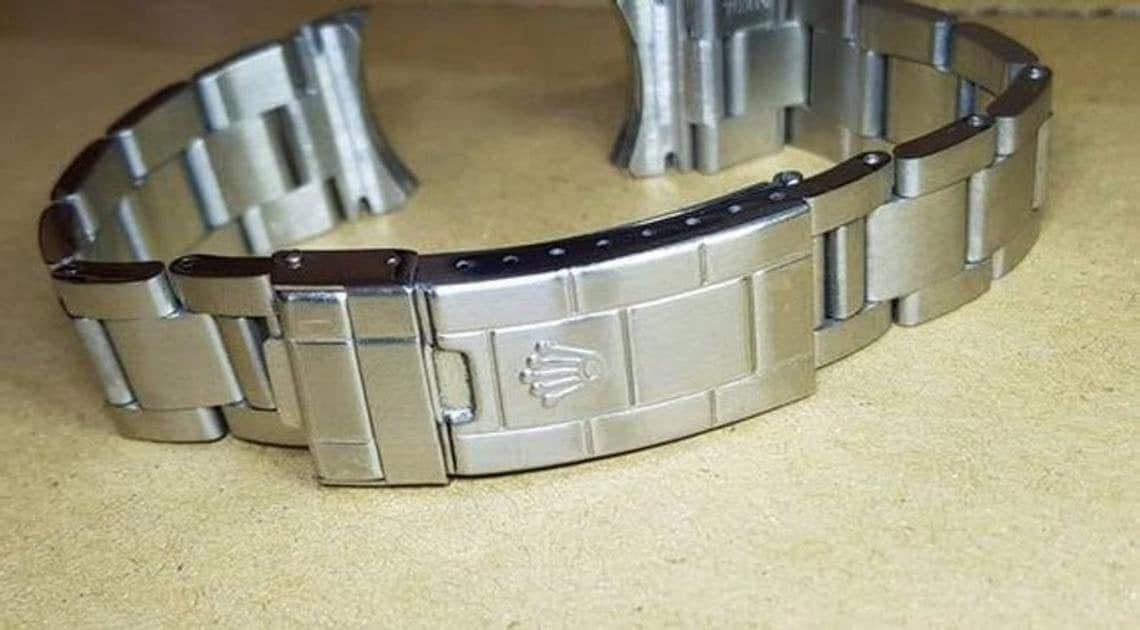 20mm Solid Stainless Steel Brushed Vintage 93150 Submariner Oyster Watch Band Bracelet Strap Marked Rolex Watch ROLEX 14060 ,16610 Or 16800