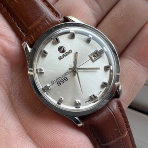 Vintage Genuine RADO STARLINER 999 DATE Mens Watch Swiss Made | Etsy