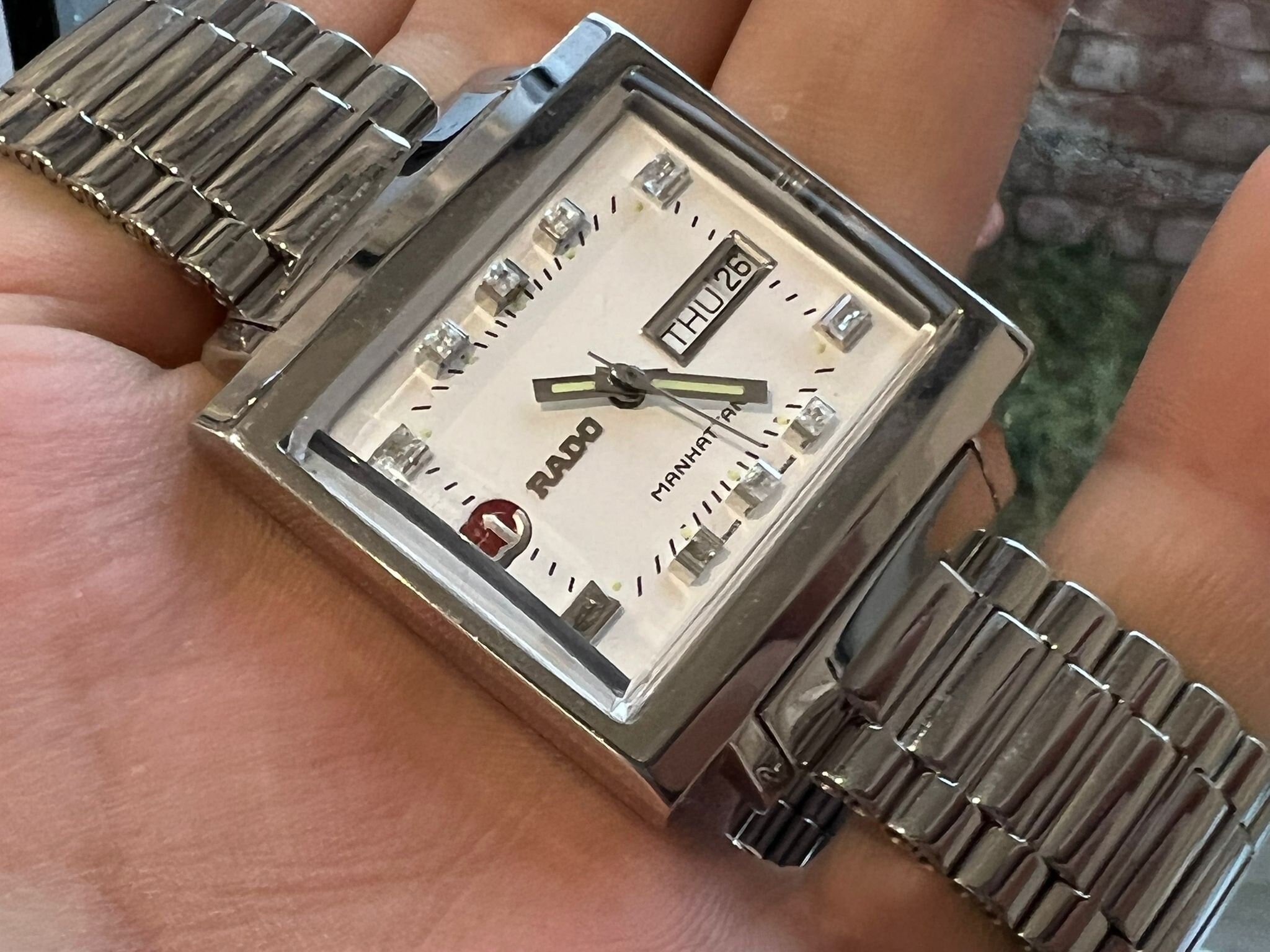 vintage rado manhattan