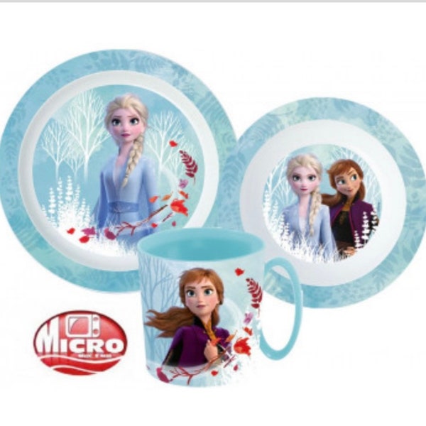 Kinder Geschirr Set Frozen Melamin