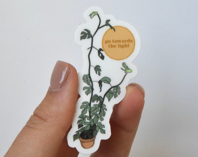 Plant Therapy Sticker, Plant Mom Sticker, Vinyl Die Cut Sticker, House ...