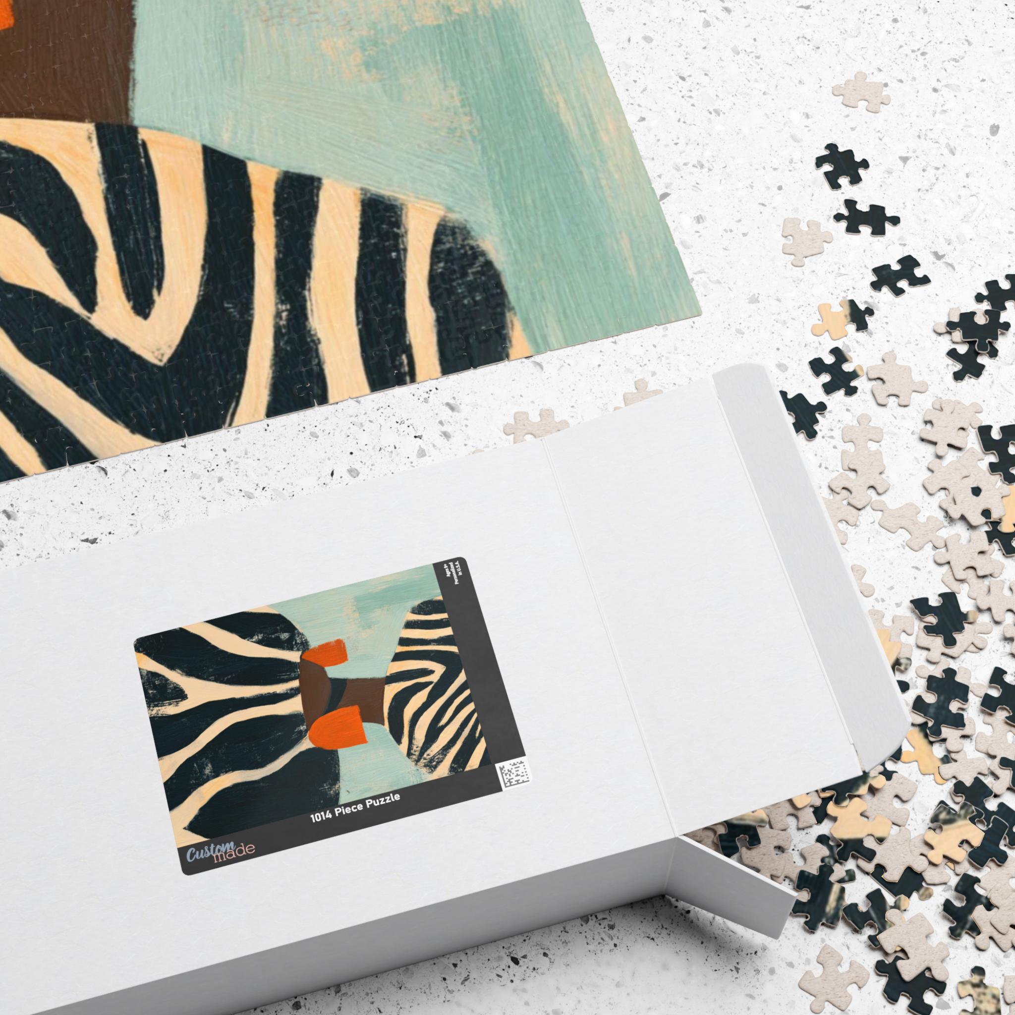 Black Art Puzzle Neutral Wall Art, Afrocentric Decor African American ...