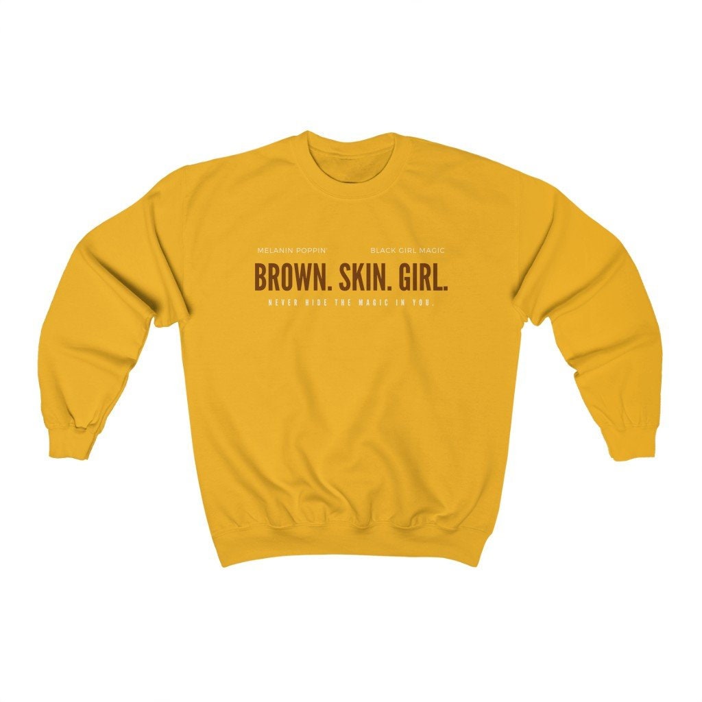 brown skin girl tee
