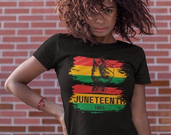 Maglietta Juneteenth Vibes / Maglietta Juneteenth, Cultura nera, Storia nera, Maglietta Black Lives Matter, Maglietta Melanin, Ragazza nera, Maglietta Free-ish