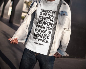 Nelson Mandela Quote Shirt: Black History Civil Rights Tee