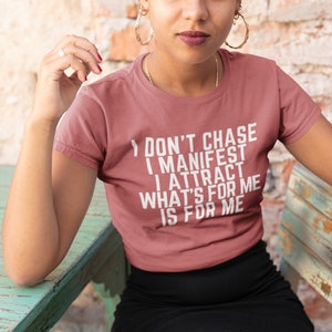 What&#39;s For Me Is For Me Unisex T-Shirt Universe Spiritual Journey Manifestation I Am That I Am Chakra Balance Vibes Empowerment Self Love