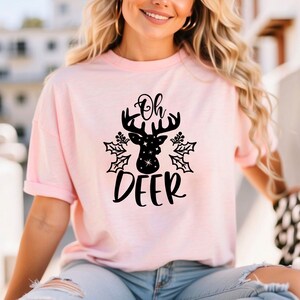 Funny Christmas Reindeer T-Shirt: Festive Holiday Tee