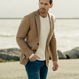 Beige blazer men Etsy Mexico
