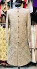 Groom sherwani with resham multi coloured embroidery | Sherwani set for groom | African men wedding sherwani suit | Sherwani kurta set | 
