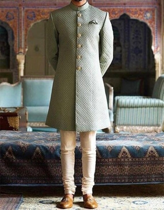 Light green clearance sherwani for groom