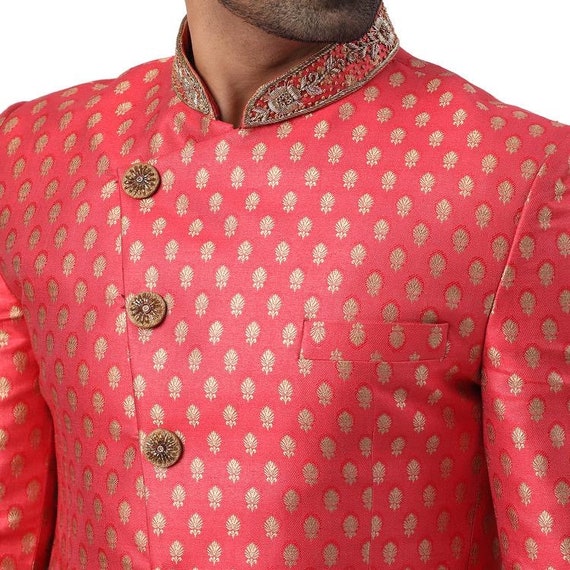 Buy Banarasi Silk Weaving Churidar Salwar Kameez Online : USA -
