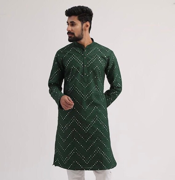 Buy Kurta Pyjama Kurta Pants Kurta Set Men Wedding Kurta Set Groom Kurta  Pants Mirror Work Kurta Set Indian Ethnic Kurta Kurta Set for Boys Online  in India - Etsy