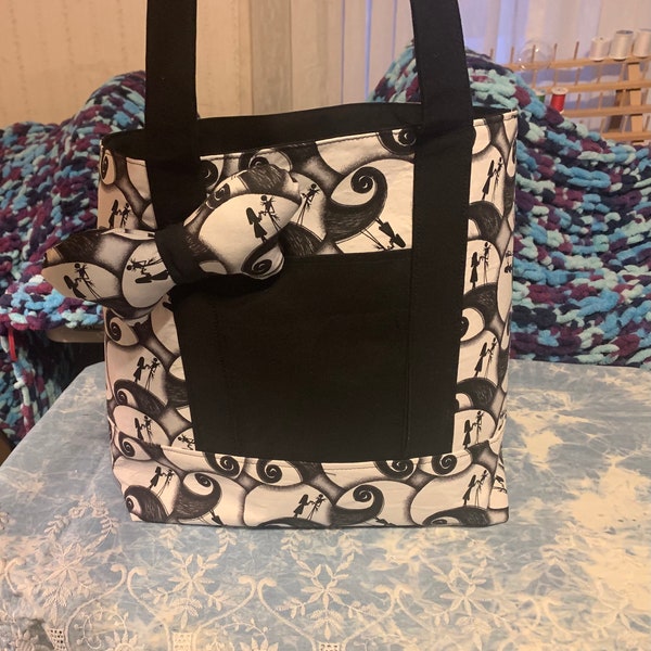 Nightmare Before Christmas print tote