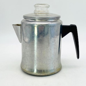 Aluminium perkulator för spishäll, 6 koppar kaffekanna