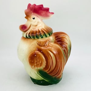 Midcentury 1940&#39;s Sierra Vista California Rooster Cookie Jar