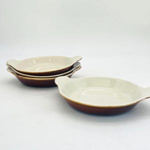 Vintage Hall #433 Au Gratin Baking Dishes, Set of 4