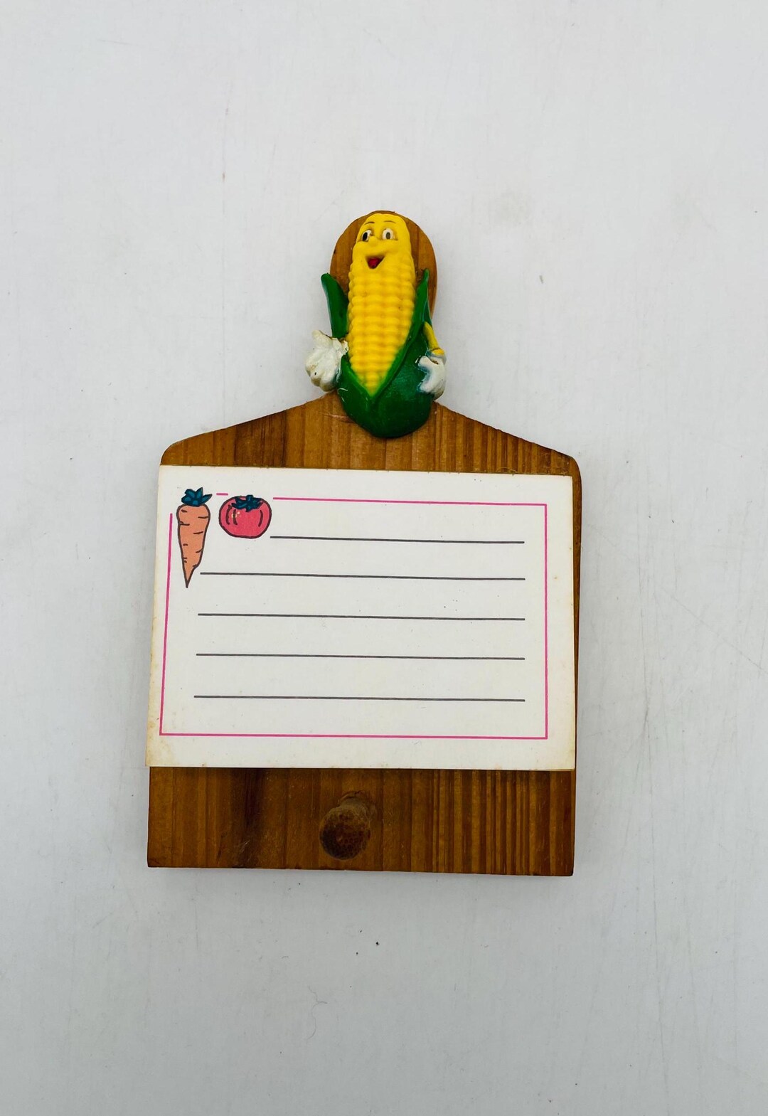 Corn Notepad Kitschy Cutting Board Corn on the Cob Refrigerator Notepad Magnet - Etsy