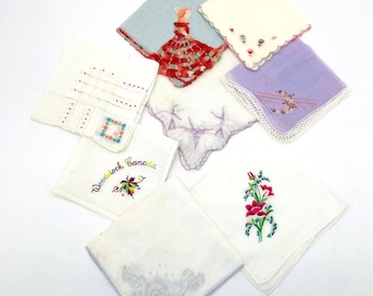 Vintage Ladies Handkerchiefs - You Choose