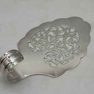 Rand EPNS Silverplate Filigree Pie/Pastry Serving Utensil - Made in England
