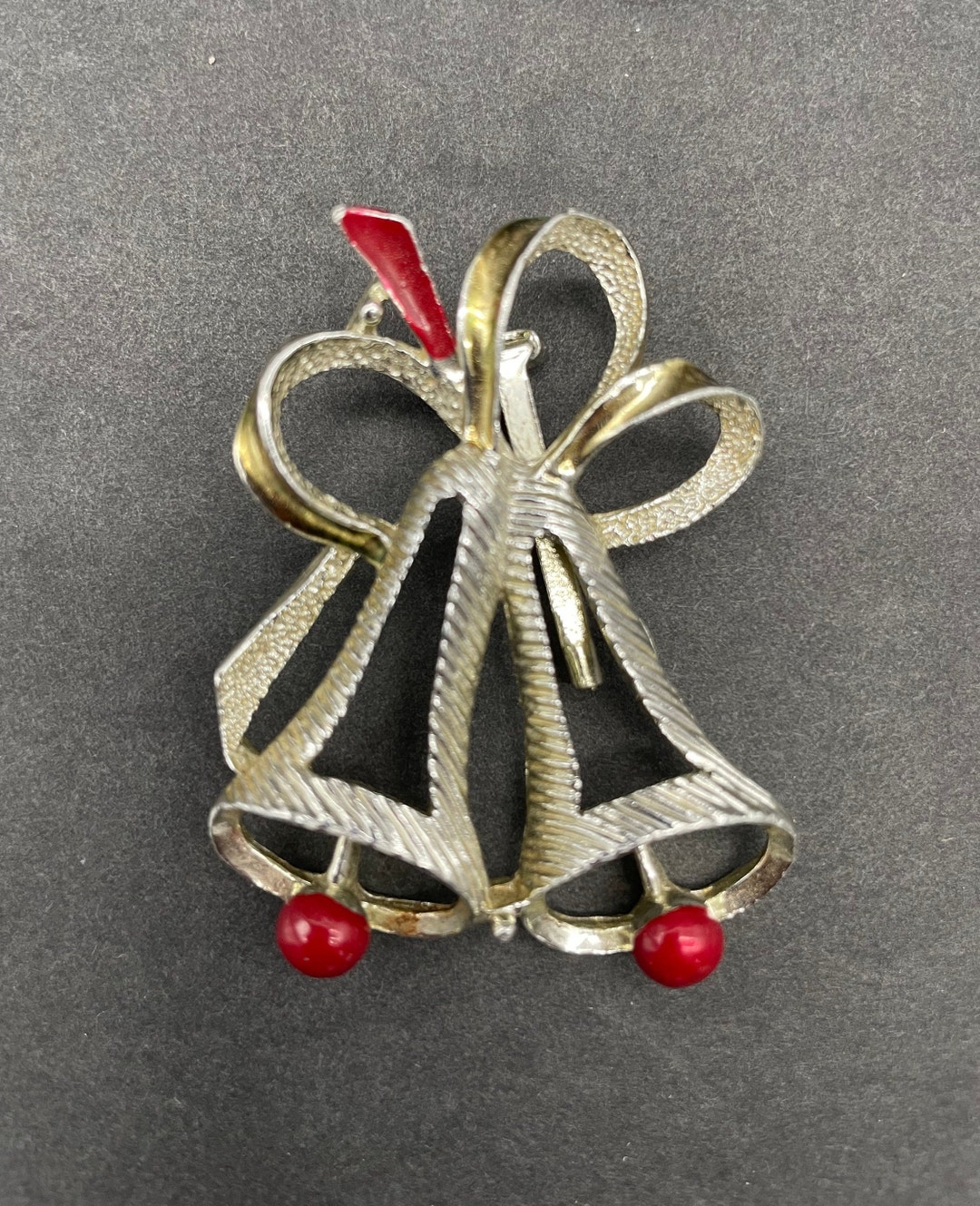 Vintage Gerry's Christmas Bells Gold Tone Brooch/pin - Etsy