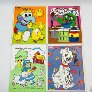 Early Learning Wood Puzzles - Playskool & Connor - Priced individually