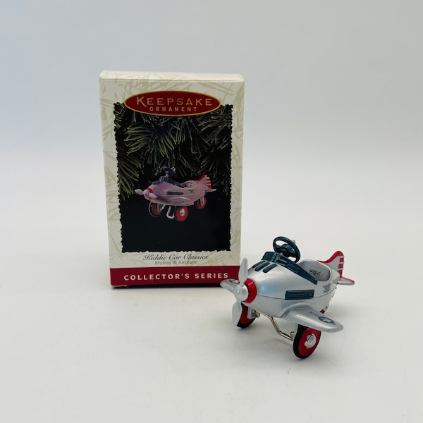 Kiddie Car Classics Murray Airplane Cast Metal Hallmark Keepsake Christmas Ornament/Collector's Series