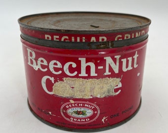 Midcentury Beech-Nut Coffee Tin