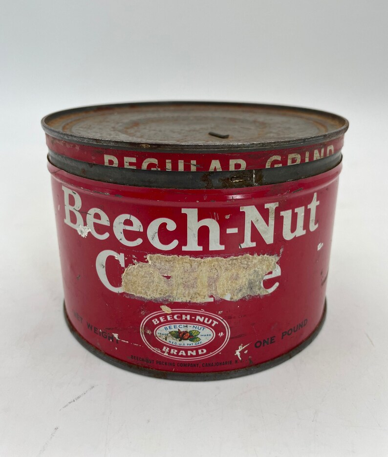 Midcentury Beech-Nut Coffee Tin image 1