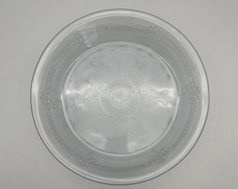 Fire King Sapphire Blue Philbe Pie Plate/Midcentury Glass Bakeware