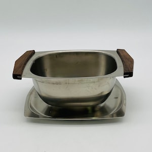 Svensk Edelstahl und Teak Soßenheber/ Made in Sweden
