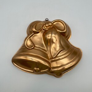 Coppertone Wedding Bells/Christmas Bells Jello Mold