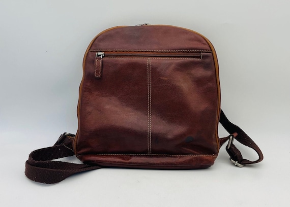 Jack Georges Leather Voyager Backpack/crossbody Purse  display picture 3