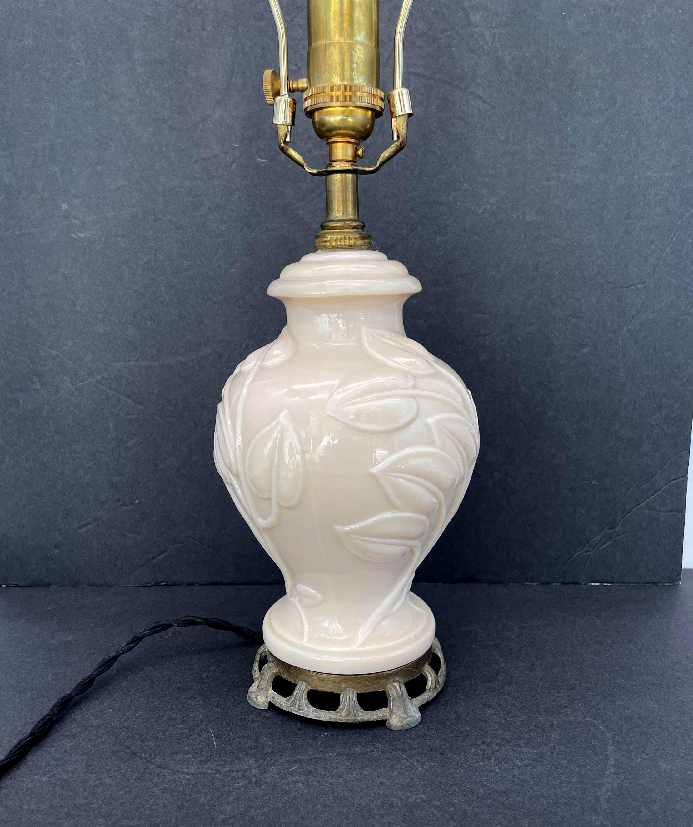 Early Midcentury Aladdin Alacite Blush Table Lamp - Etsy