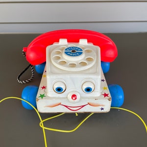 1961 Fisher Price Chatter Telephone/Mid Century Pull Toys image 1