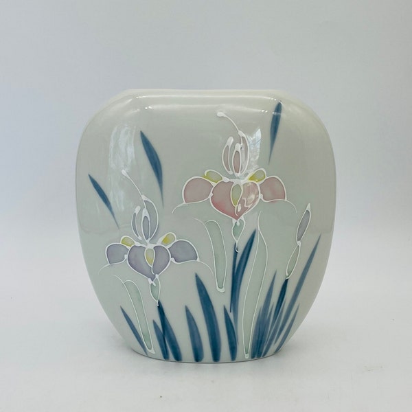 Otagiri "Floral Lite" Hand Painted Vase/Made in Japan