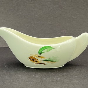 MCM Pine Cone Gravy Boat/Mid Century Sauce, Gravy Server