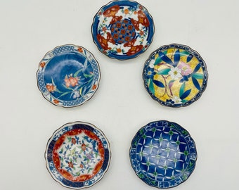 Porcelain Coasters/Mini Plates/Tea Bag Holders/Trinket Dishes - Takahashi San Francisco (Priced Individually)