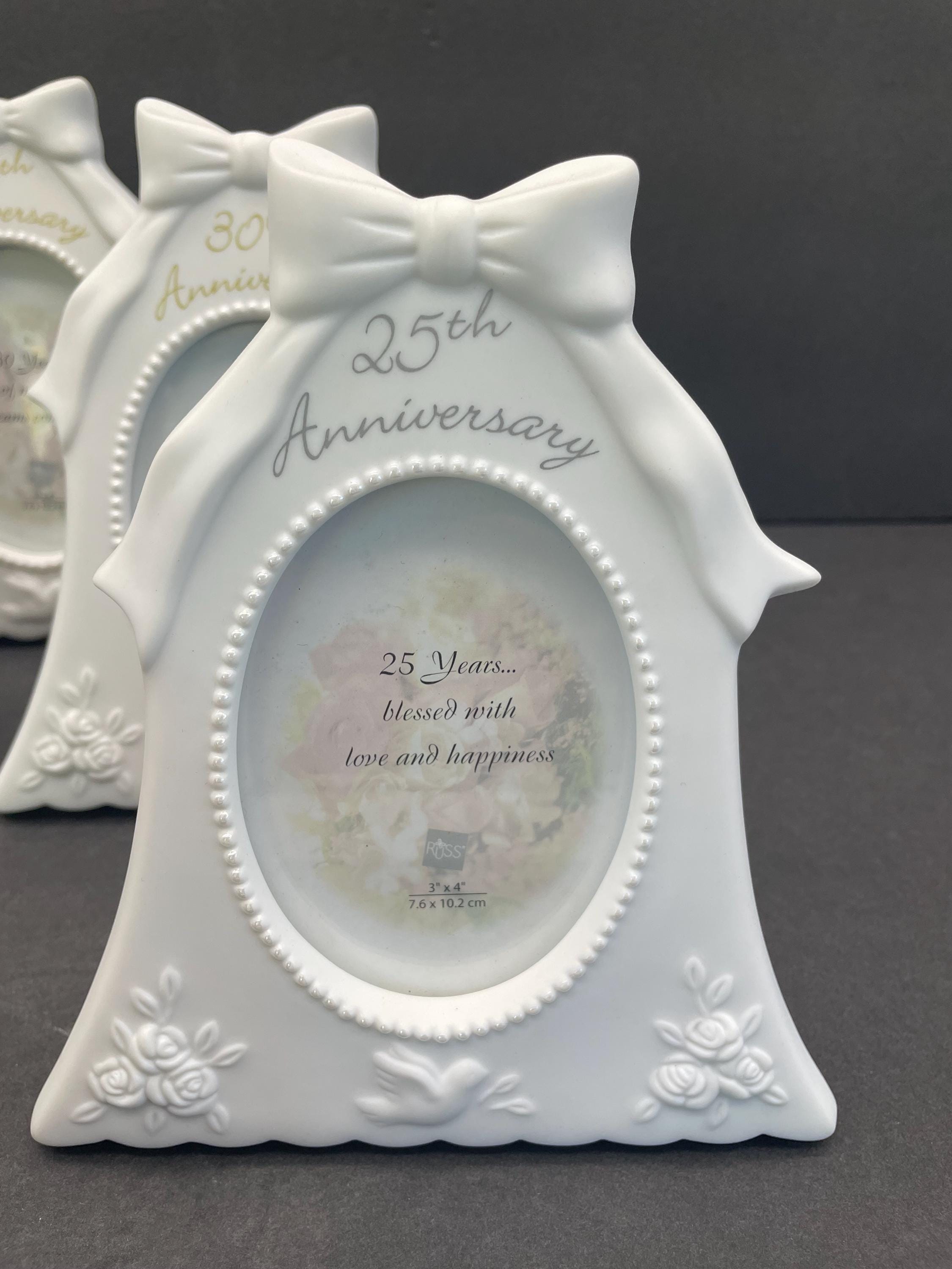 Bells Photo Frame Vintage Bell Shape Porcelain Anniversary Photo Frames - Sold ...