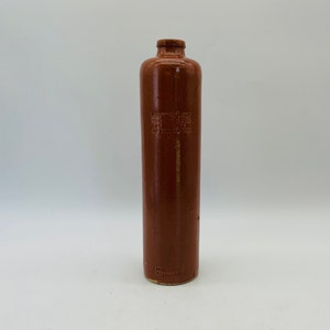 Antique German H. C. Konig Steinhagen Stoneware Liquor Bottle