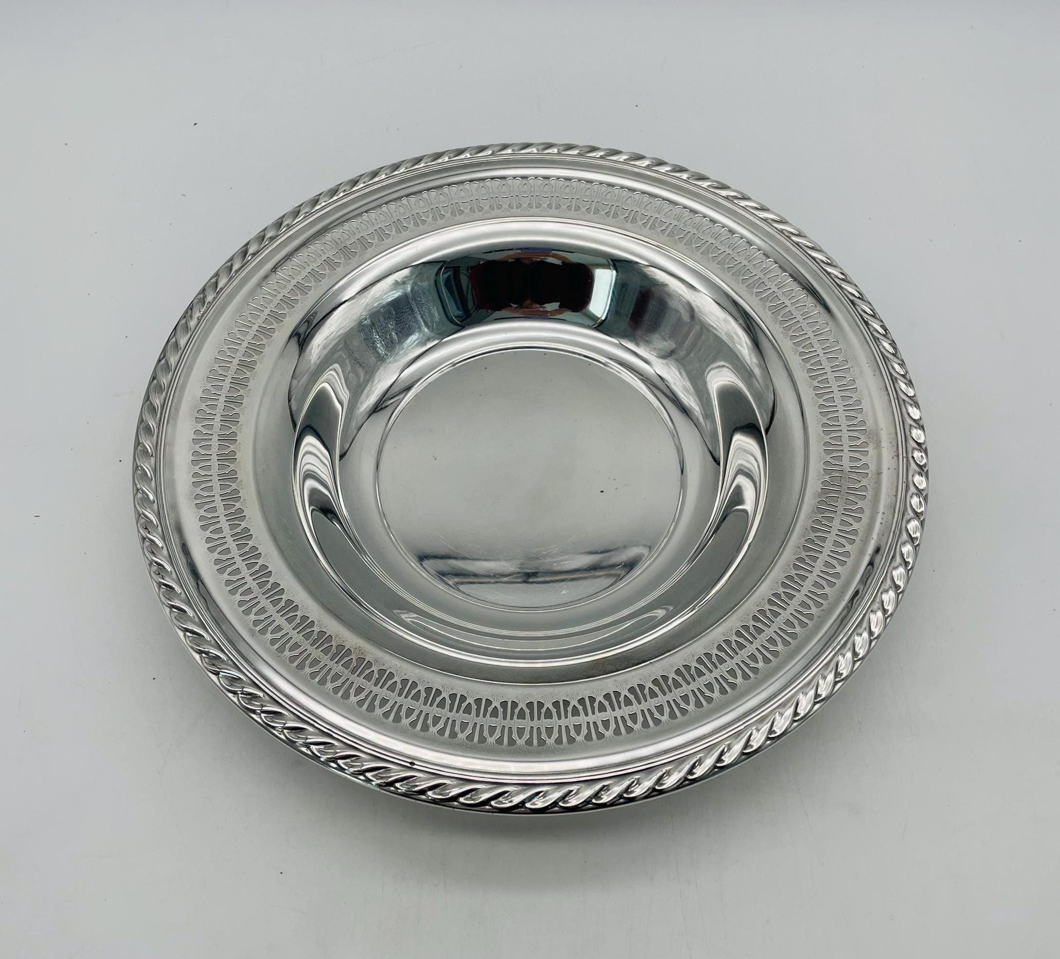 WAVERLY WM ROGERS シルバープレイテッド ボウル Vintage Wm Rogers