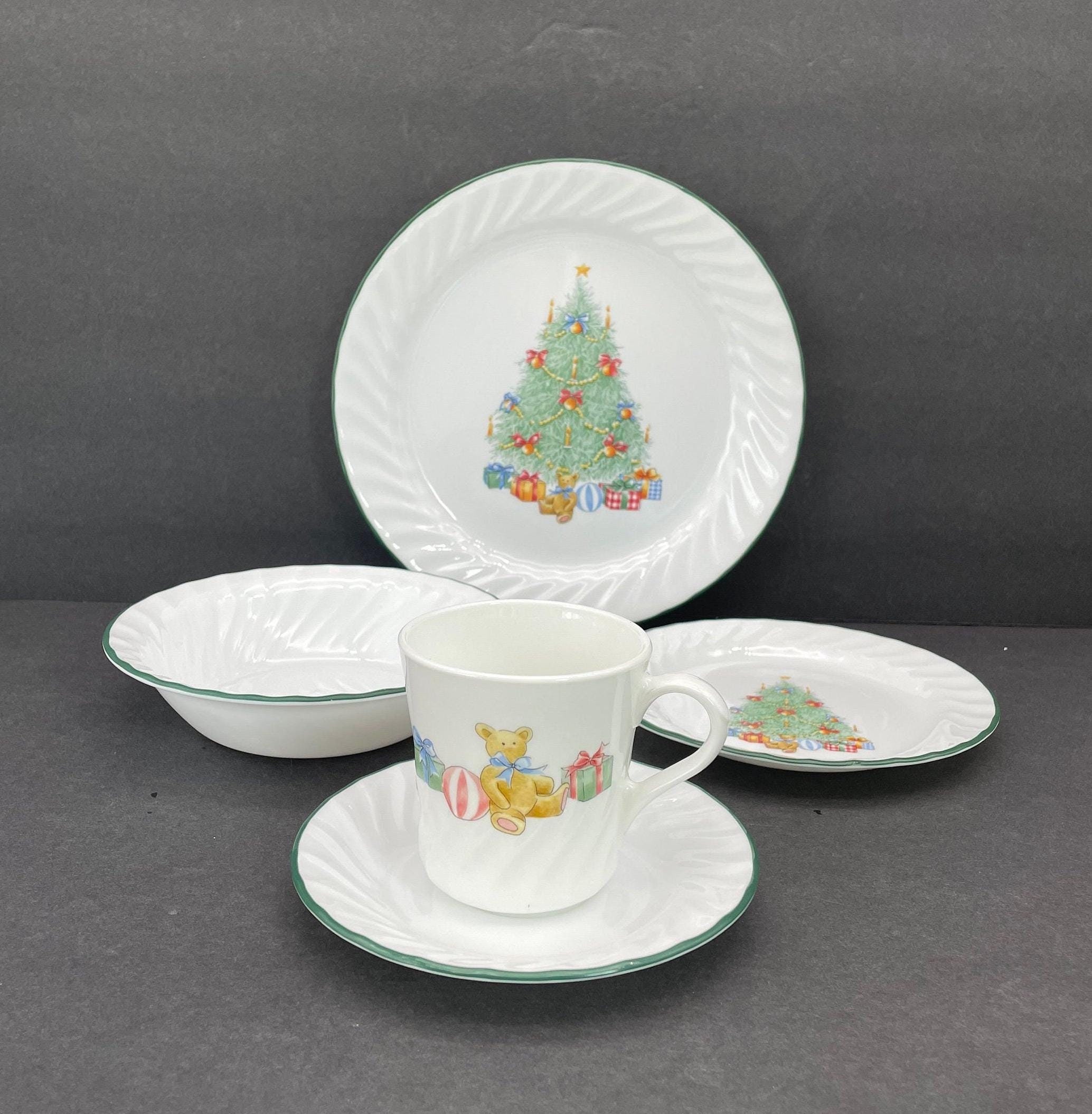 Corelle Holiday Magic Dinnerware Place Setting Etsy