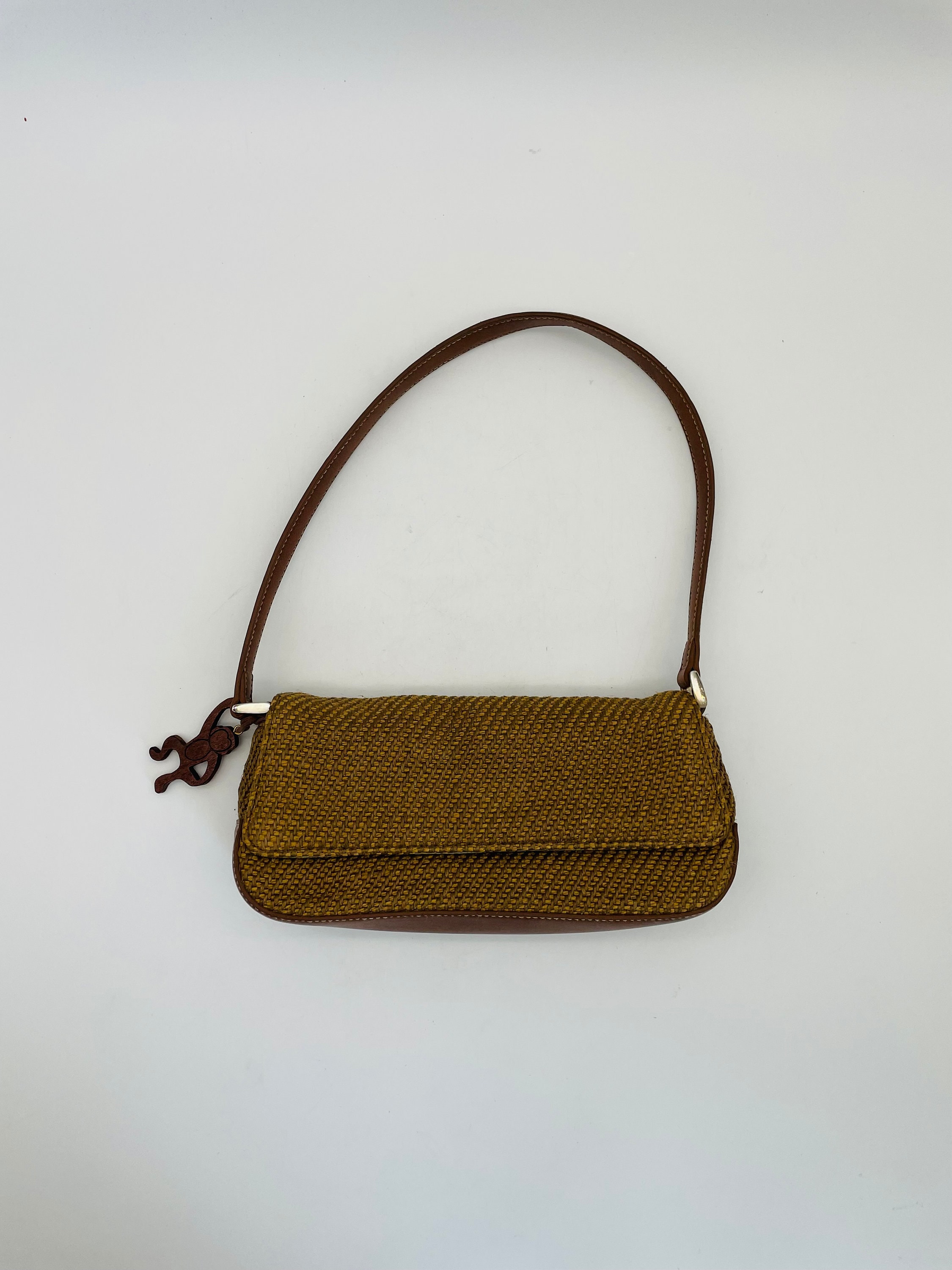 Woven crossbody bag · Brown · Accessories
