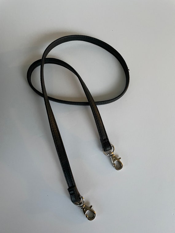 Vintage Rolfs Black Handbag with optional Shoulde… - image 7