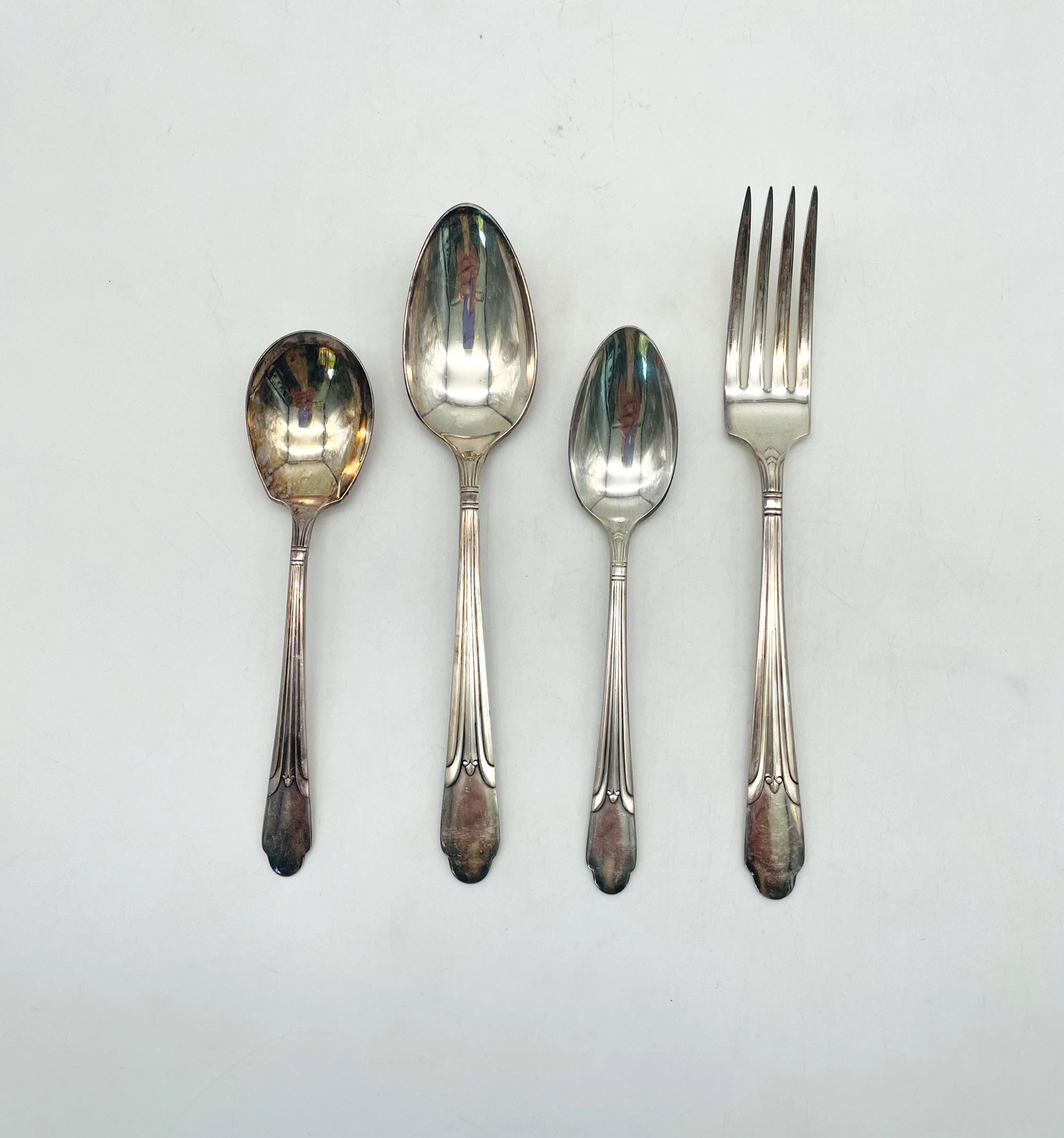 Ancienne Cuillère Des Années 1930 – Dans Son Emballage D'origine – Objet Vintage